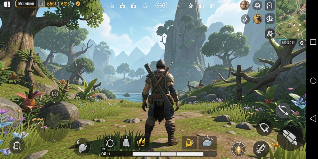 Tampilan gameplay Open World 666I yang menakjubkan.