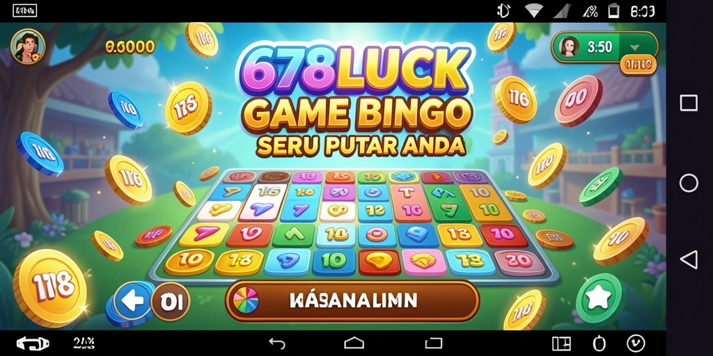Tampilan bermain Bingo yang menarik di 678LUCK.
