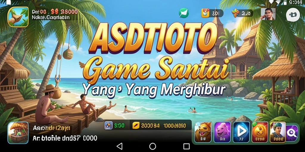 Tampilan gameplay ASDTOTO dengan karakter yang menarik dan level yang menantang.
