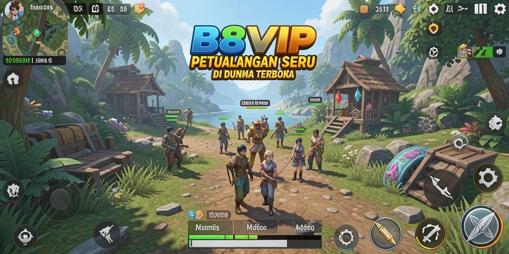 Tampilan menakjubkan dari gameplay Open World B8VIP.