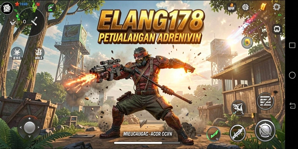 Tampilan gameplay ELANG178 yang intens dan menegangkan.