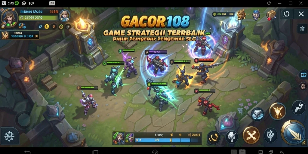 Tampilan gameplay GACOR108 yang menarik dan strategis.