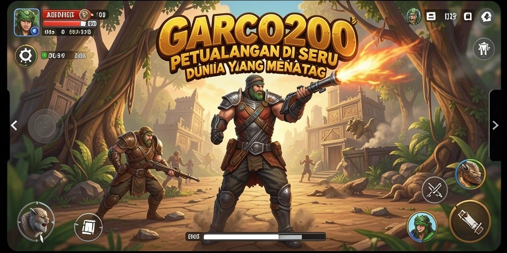 Gameplay GARCO200 yang menegangkan dan penuh petualangan.
