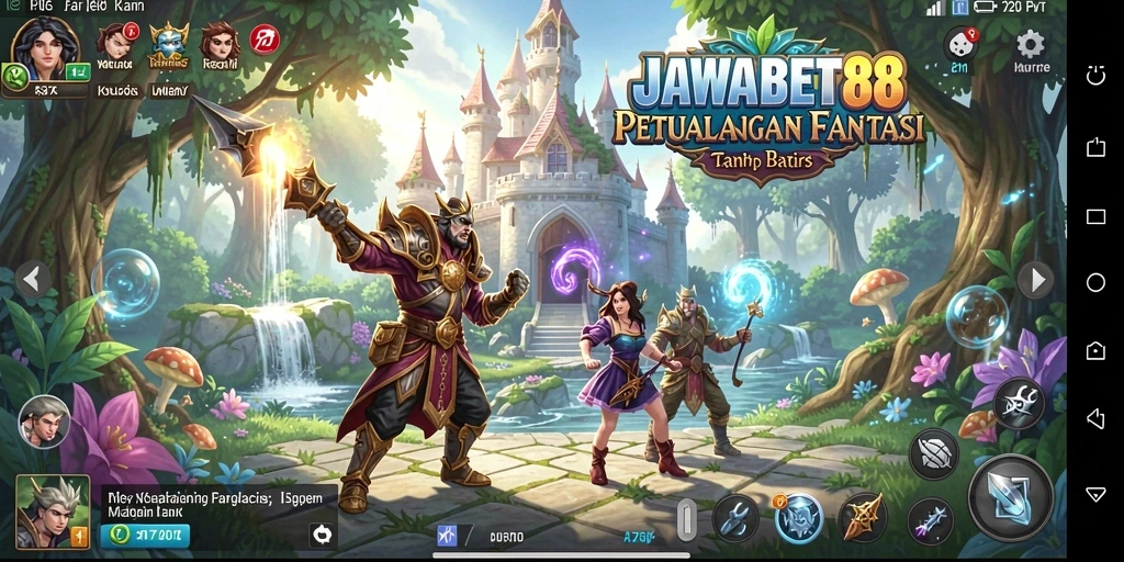 Screenshot JAWABET88 menampilkan aksi seru dalam pertempuran ARPG.