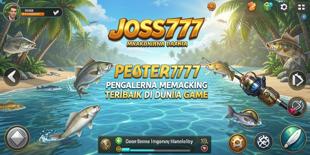 Screenshot JOSS777 menunjukkan momen menangkap ikan di lokasi yang menakjubkan.