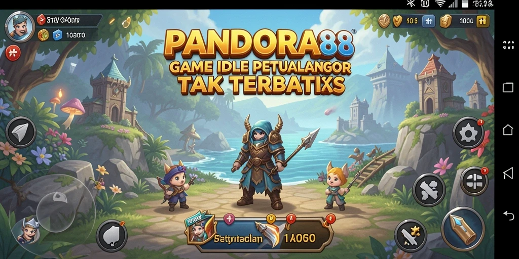 Gambar menampilkan gameplay seru PANDORA88 dengan karakter unik dan tantangan menarik.