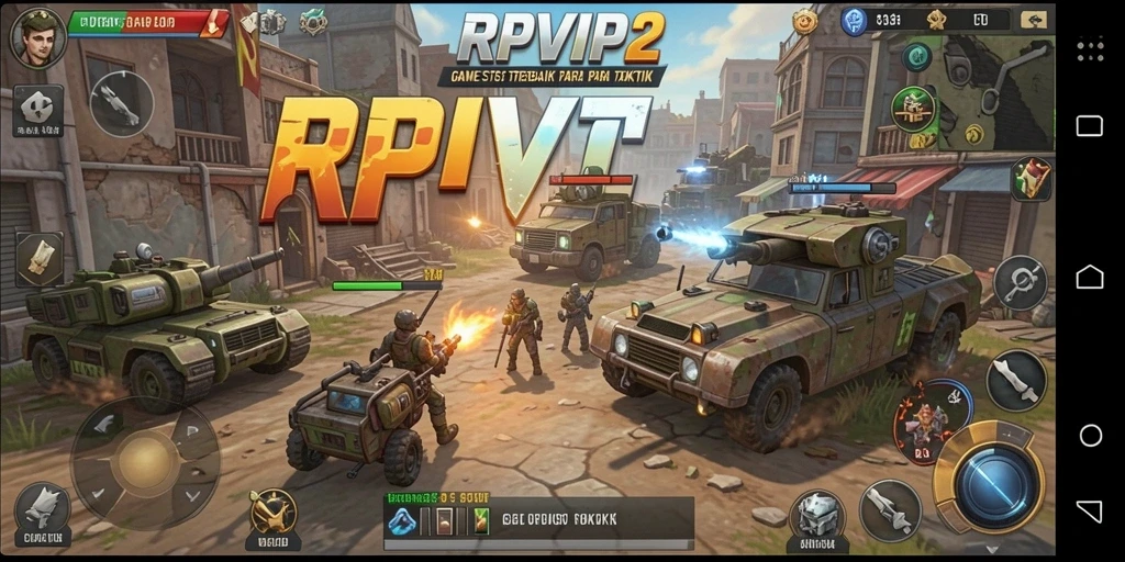 Tampilan gameplay strategis yang mendebarkan di RPVIP2.