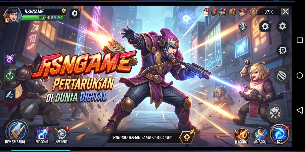 Tampilan gameplay RSNGAME yang penuh aksi dan adrenalin.
