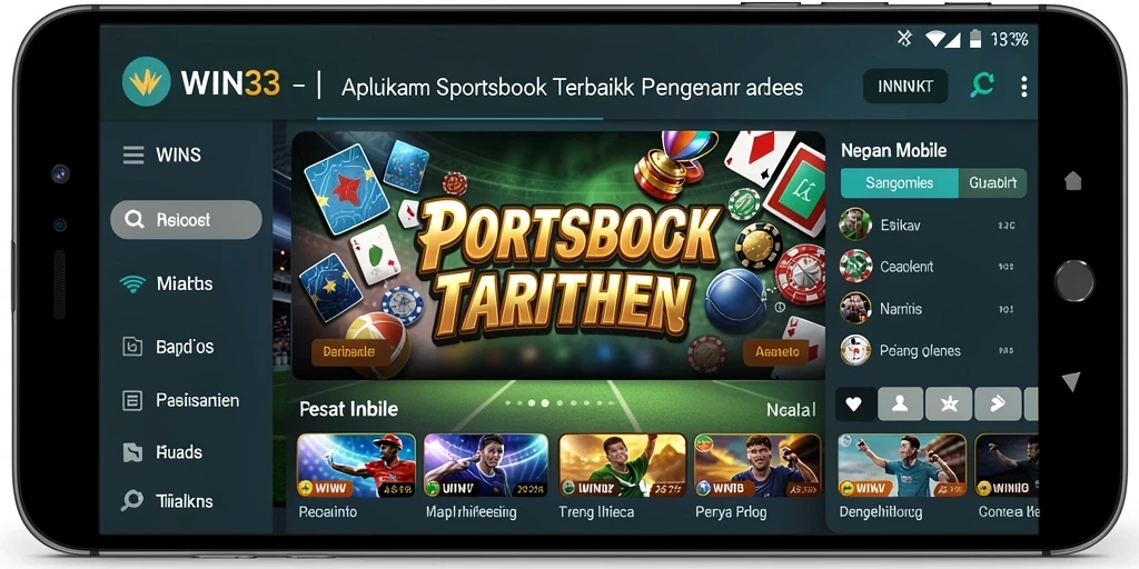 Tampilan gameplay menarik dari aplikasi Sportsbook WIN33.